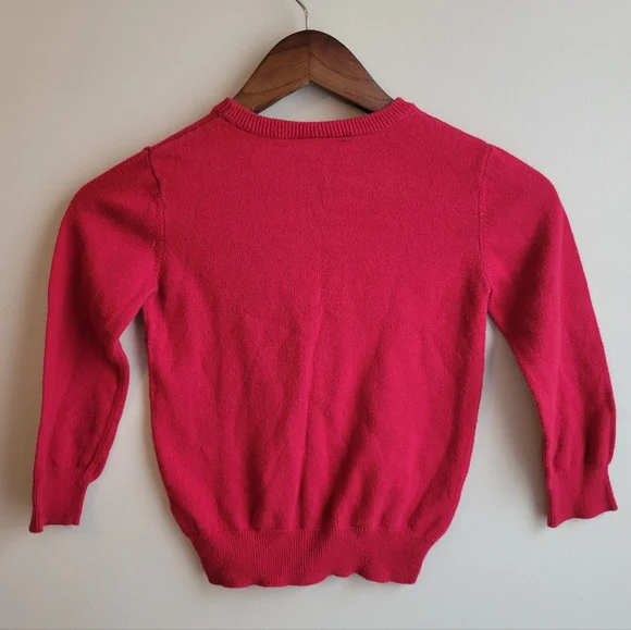 Boys School Formal Children's Place Red Argyle Pullover Sweater, 4T - Picture 2 of 5